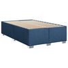 vidaXL Sommier &agrave; lattes de lit avec matelas Bleu 100x200 cm Tissu