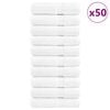 vidaXL Essuie-mains de qualit&eacute; sup&eacute;rieure SOLUND 50 pcs blanc 600 g/m&sup2;