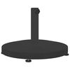 vidaXL Pied de parasol Noir 48 x 48 x 32 cm