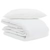 vidaXL Duvet d'&eacute;t&eacute; simple avec oreiller 2 pc Blanc Plume de canard