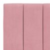 vidaXL Cadre de lit sans matelas Hanko rose 90x190 cm velours