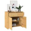 vidaXL Buffet Drammen Chêne 79 x 43 x 75,5 cm Bois de pin massif