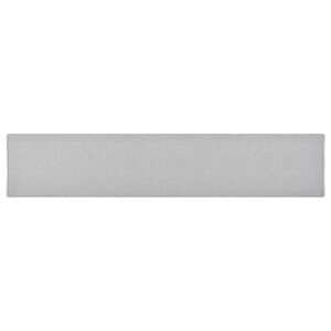 vidaXL Tapis de couloir Gris clair 80x400 cm