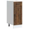 vidaXL Armoire de cuisine Lucca ch&ecirc;ne fum&eacute; bois ing&eacute;nierie