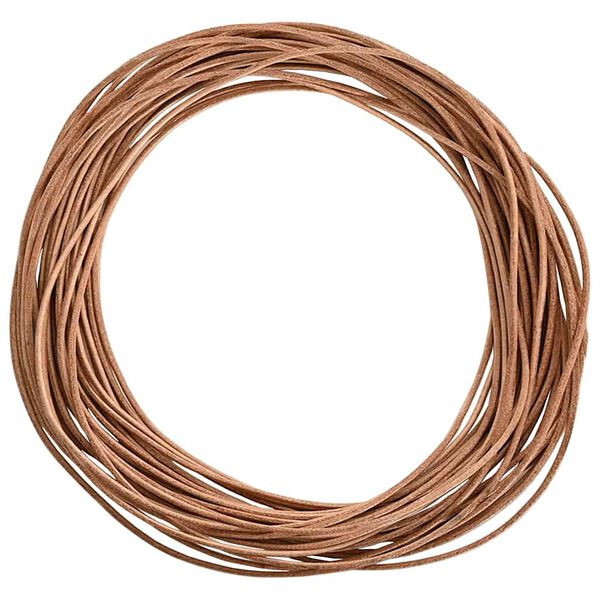 vidaXL Corde en Cuir Marron &Oslash;2 mm x 10 m Cuir