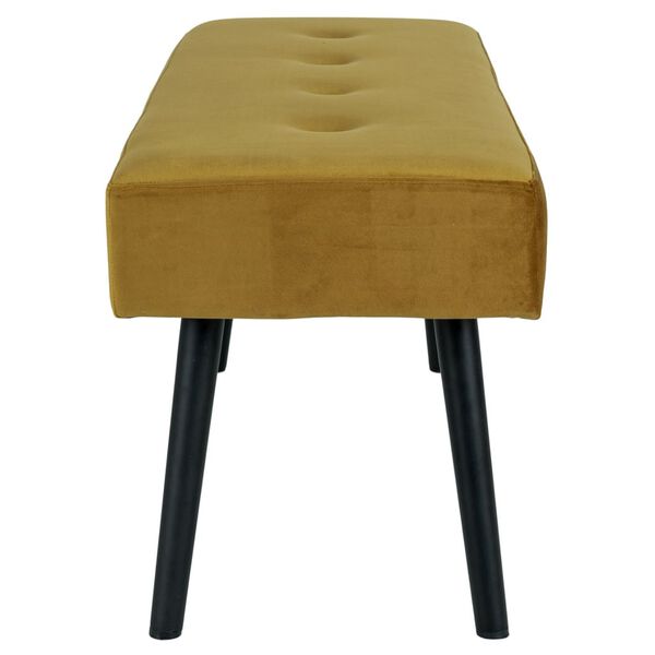 House Nordic Banc Lyla 35x100x44 cm Jaune moutarde