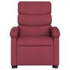 vidaXL Fauteuil inclinable de massage Rouge bordeaux Tissu