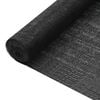 vidaXL Filet brise-vue Noir 3,6x25 m PEHD 75 g/m&sup2;