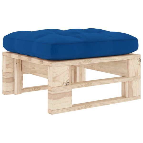 vidaXL Pouf palette de jardin bois de pin impr&eacute;gn&eacute;