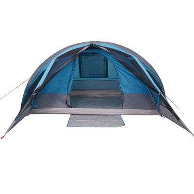 vidaXL Tente de cabine familiale 6 personnes bleu imperméable