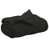 vidaXL Duvet complet toute l'ann&eacute;e Noir 200 x 220 cm Microfibre