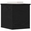 vidaXL Boîte de Rangement Chêne noir 30 x 35 x 35 cm Bois d'ingénierie