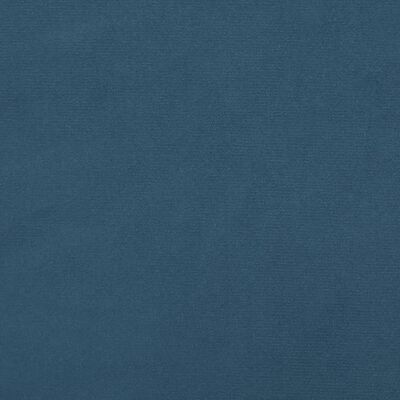 vidaXL Cadre de lit Bleu foncé 180x200 cm Velours