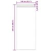 vidaXL Rideaux occultants avec anneaux 2 pcs Rose vif 245 x 140 cm