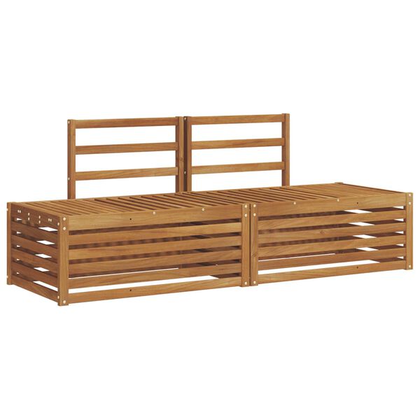 vidaXL Ensemble de canap&eacute;s d'ext&eacute;rieur 2 Pi&egrave;ce Naturel