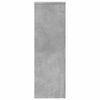 vidaXL Support pour plantes gris béton 33x33x100 cm bois d'ingénierie