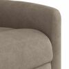 vidaXL Fauteuil inclinable de massage &eacute;lectrique taupe