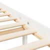 vidaXL Lit pour personne &acirc;g&eacute;e sans matelas blanc 160x200cm bois massif