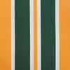 vidaXL Auvent R&eacute;tractable Vert et jaune 400 &times; 300 cm tissu