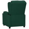 vidaXL Fauteuil Vert fonc&eacute; Tissu