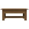 vidaXL Table basse chêne marron 102x55x42 cm bois d'ingénierie