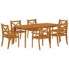 vidaXL Ensemble &agrave; manger de jardin 7 pcs Bois d'acacia solide