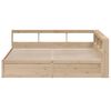 vidaXL Lit biblioth&egrave;que sans matelas 180x200 cm bois massif de pin