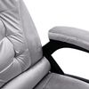 vidaXL Chaise de bureau de massage Gris clair Velours