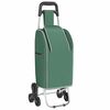 vidaXL Trolley de shopping Vert 39,5 x 33 x 93 cm Tissu Oxford