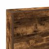 vidaXL T&ecirc;te de lit de rangement Ch&ecirc;ne fum&eacute; 120 cm Bois d'ing&eacute;nierie