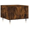 vidaXL Table basse Ch&ecirc;ne fum&eacute; 50x50x40 cm Bois d'ing&eacute;nierie