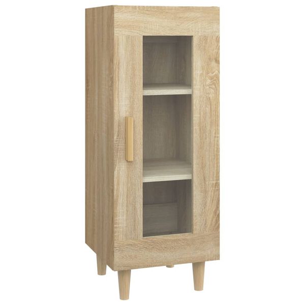vidaXL Buffet Ch&ecirc;ne sonoma 34,5x34x90 cm Bois d'ing&eacute;nierie