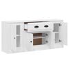 vidaXL Buffets 3 pcs Blanc Bois d'ingénierie