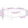 vidaXL Table basse Bois Ancien 80 x 80 x 36,5 cm Bois d'ing&eacute;nierie