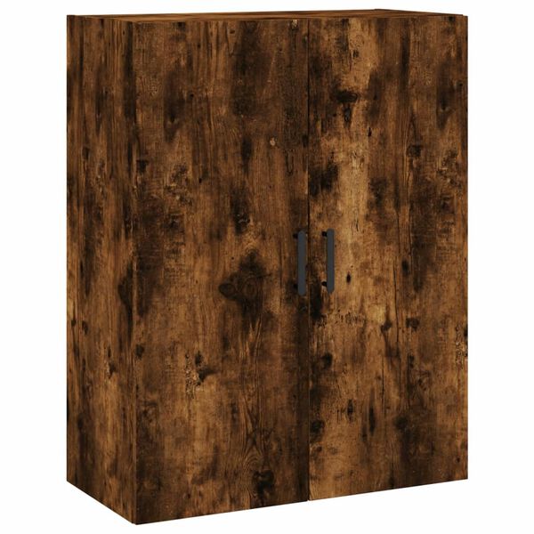 vidaXL Armoire murale ch&ecirc;ne fum&eacute; 69,5x34x90 cm