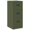 vidaXL Cabinet de Dossier avec tiroir Vert olive 44 x 50 x 106.5 cm