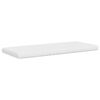 vidaXL Matelas en mousse blanc 90x200 cm 7 zones duret&eacute; 20 ILD