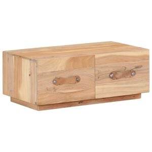 vidaXL Table basse 90x50x35 cm Bois de r&eacute;cup&eacute;ration massif