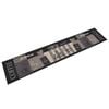 vidaXL Tapis de cuisine lavable impression caf&eacute; noir 60x300 cm velours