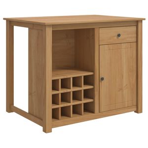 vidaXL Ensemble Cuisine &Icirc;lot 2 pc PANAMA Cire de Miel 112 x 77 x 90 cm