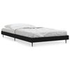 vidaXL Cadre de lit sans matelas noir 100x200 cm bois d'ing&eacute;nierie