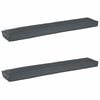 vidaXL Set de coussins de palette 2 pc Tissu Oxford Anthracite