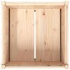 vidaXL Jardinière d'extérieur 70x70x70 cm bois de pin massif