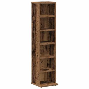 vidaXL Armoire &agrave; CD vieux bois 21x20x88 cm bois d'ing&eacute;nierie