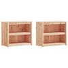 vidaXL Armoires de cuisine d'ext&eacute;rieur 2 pcs bois de pin massif
