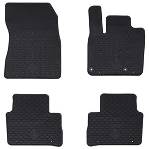 vidaXL Tapis de voiture 4 pcs Noir compatible avec Nissan QASHQAI TPE