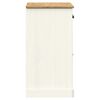 vidaXL Buffet avec tiroirs VIGO 78x40x75 cm blanc bois massif de pin