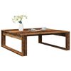 vidaXL Table basse vieux bois 100x100x35 cm bois d'ing&eacute;nierie