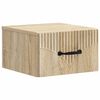 vidaXL Cabinet de chevet mural Ch&ecirc;ne Sonoma 34,5 x 33 x 20 cm