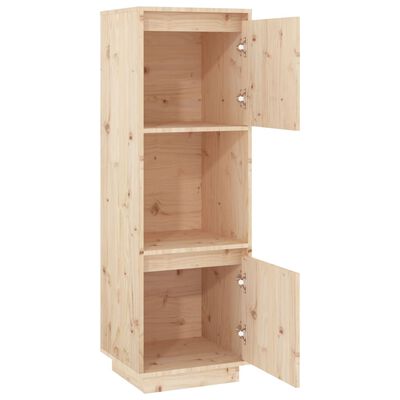 vidaXL Buffet haut 38x35x117 cm Bois massif de pin